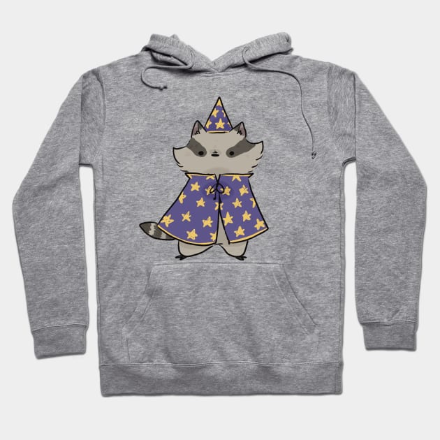 Raccoon Wizard Hoodie by Angry seagull noises